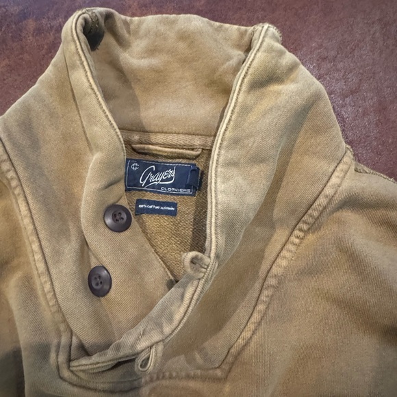Grayers French Terry Brigadier collar sweatshirt. Really warm and comfy. - Picture 3 of 3